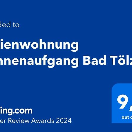 Ferienwohnung Sonnenaufgang Bad Toelz Luaran gambar